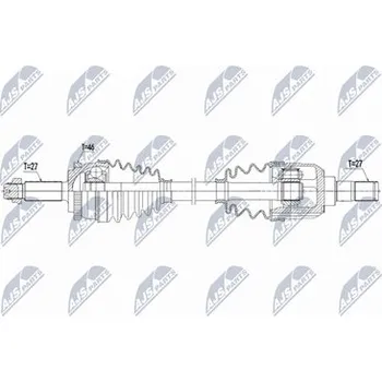 Poloosa kola Hnací hřídel - poloosa NTY NPW-KA-417
