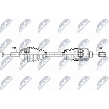 Poloosa kola Hnací hřídel - poloosa NTY NPW-CH-159