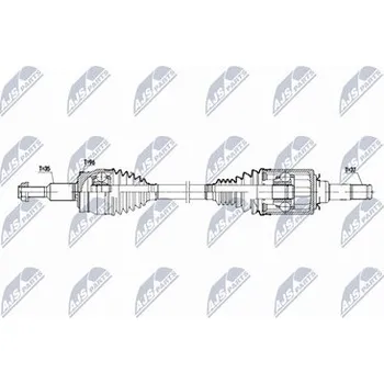 Poloosa kola Hnací hřídel - poloosa NTY NPW-CH-174