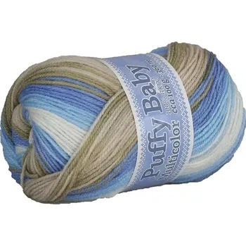 Příze Příze Puffy baby NGM 527 modrohnědá