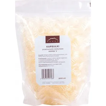 Kapsle 1 průhledný gel . 5000 ks