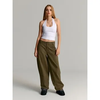 Dámské kalhoty Baggy kalhoty - 44 - House - khaki - 030IR-87X