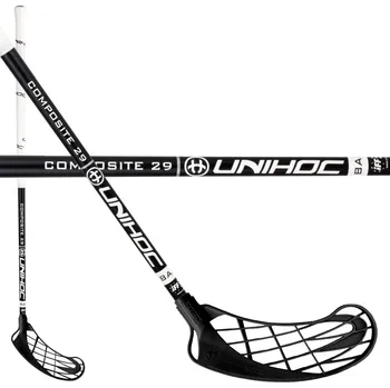 Florbal Unihoc Basic CAVITY Z 29 black/white Florbalová hůl černá / bílá, Levá (levá ruka dole), 92cm (=102cm)