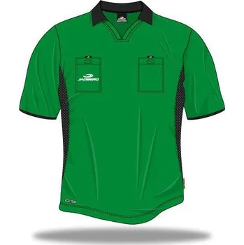 Florbalový dres Jadberg Arbiter Rozhodcovský dres XL, zelená, Dlouhý rukáv