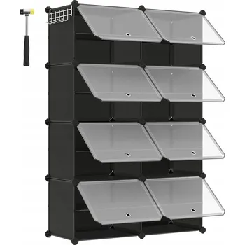 Botník Botník Songmics 40 x 30 x 30 cm černý