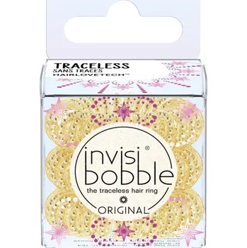 Invisibobble Time to Shine Original zlatá gumička do vlasů 3 ks, Gold Rush