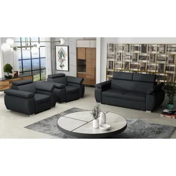 Sedací souprava FALCO Sedací souprava Brooklyn 3+1+1 šedá