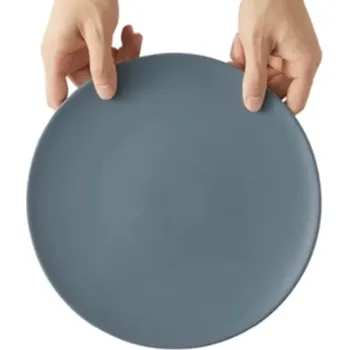 Talíř Matný talíř na oběd „Modern Loft Blue” tmavě modrá