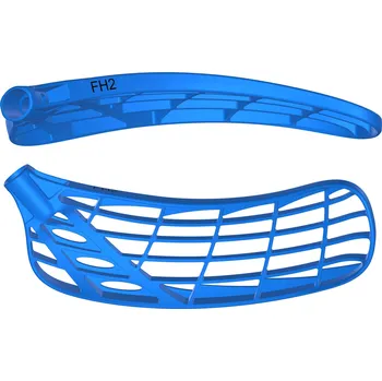 Florbalová čepel Fat Pipe PWR FH 2 Čepel bombay blue, Střední - odlehčená, Pravá (pravá ruka dole), PP - polypropylen