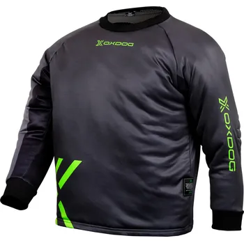 Sport Oxdog X2 GOALIE SHIRT JR Black/Green Brankářský dres 130 / 140 cm, černá / zelená