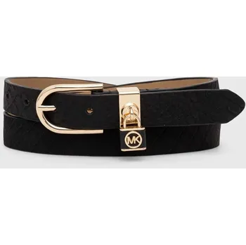 Opasek Kožený pásek MICHAEL Michael Kors 558929 černá 99X, vel. S