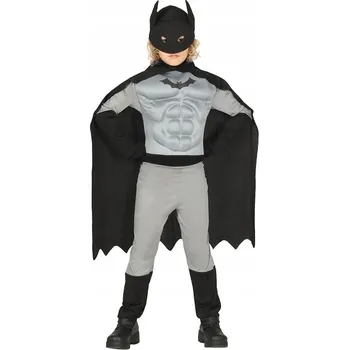 Karnevalový kostým KOSTÝM BATMAN SVALNATÝ KOMBINEZON 125-135