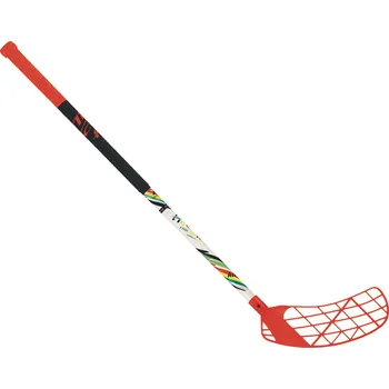 Florbalová hůl Accufli ACCUFLI AirTek A80 Orange Florbalová hůl černá / bílá / oranžová, Levá (levá ruka dole), 80cm (=90cm)