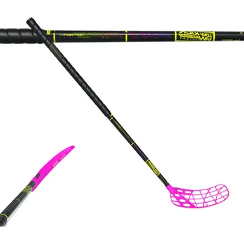 Florbal Fat Pipe RAW CONCEPT 31 LOW KICK CTRL FH2 SLICKS Florbalová hůl černá, Pravá (pravá ruka dole), 92cm (=102cm)