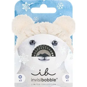 Invisibobble Set Polar Cozyness sada gumiček do vlasů s motivem medvídka 4 ks, Polar Cozyness