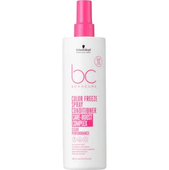 Stylingový přípravek Schwarzkopf Professional Bonacure Color Freeze Spray Conditioner Care-Boost Complex bezoplachový kondicionér pro barvené vlasy 400 ml