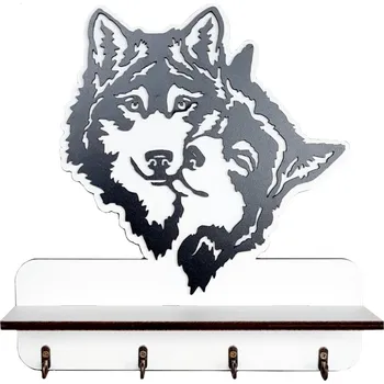 Věšák Věšák na klíče "VLČÍ LÁSKA"