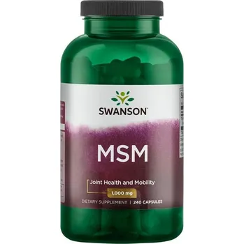 Swanson ULTRA MSM Doplněk stravy pro podporu kloubů 240 ks, kapsle, 1000 mg
