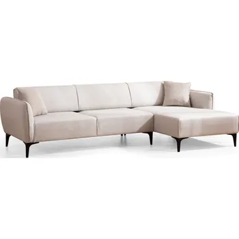 Sedací souprava Rohová sedací souprava Belissimo 270 cm bílá pravá