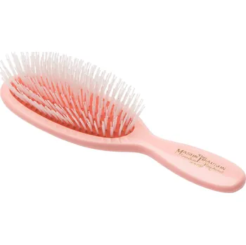 kartáč na vlasy Mason Pearson Pocket Nylon Hairbrush N4 kapesní kartáč s nylonovými štětinami 1 ks, Růžová