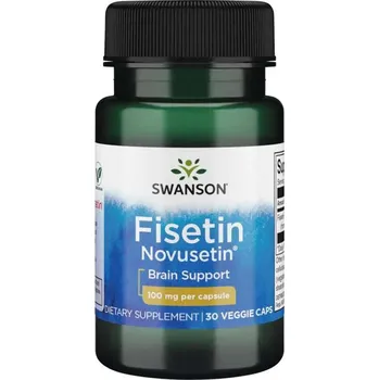 Swanson Fisetin Novusetin Doplněk stravy s fisetinem 30 ks, vegetariánská kapsle, 100 mg