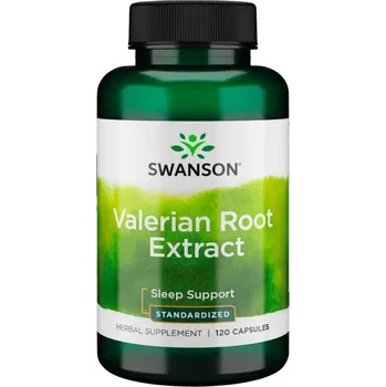 Swanson Valerian Root Extract Doplněk stravy s extraktem z kozlíku lékařského 120 ks, kapsle