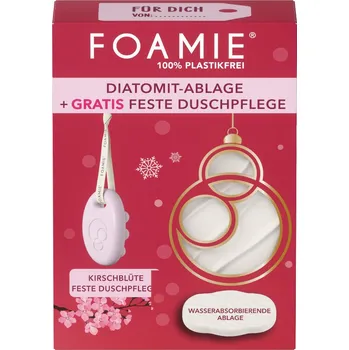 Mýdlo Foamie Premium Diatomite Set vánoční dárková sada pro péči o tělo