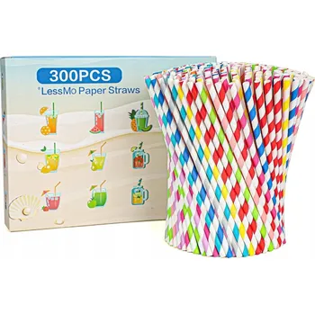 150 kusů papírových brček Brčka papírová ECO