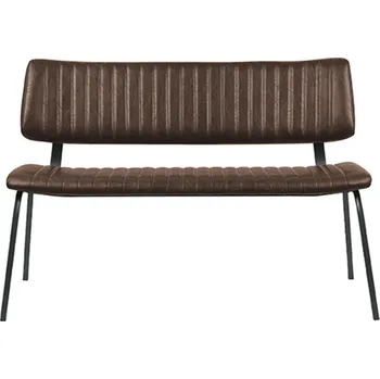 LABEL51 Jídelní lavice GUSTO hnědá 120 cm