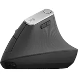 Logitech MX/Vertikální/Optická/Pro praváky/4 000 DPI/Drátová+bezdrátová/Černá