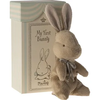 plyšák Maileg Plyšový zajíček My First Bunny – Brown