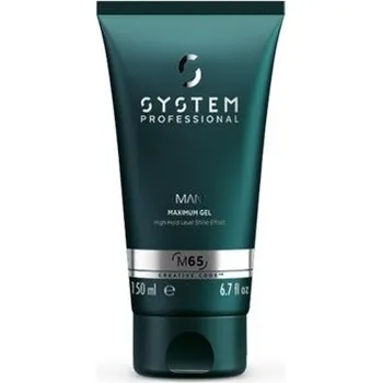 Stylingový přípravek System Professional Man Maximum Gel extra silný fixační gel 150 ml
