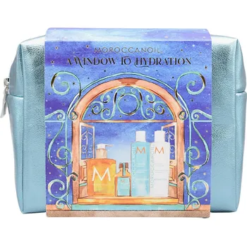 Kosmetická sada MoroccanOil A Window To Hydration Gift Set dárková sada pro suché vlasy