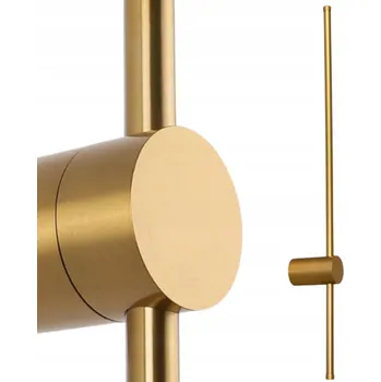 Nástěnné svítidlo Nástěnné svítidlo XPart zlaté s integrovaným LED zdrojem 12 W