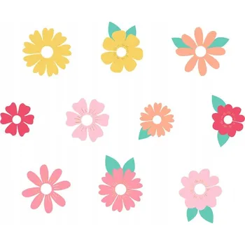 Party dekorace Vizitky DO květinových skleničky 10 Ks