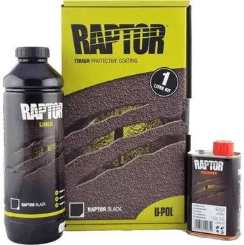 RAPTOR 2K Touch Protective Coating černý ochranný nátěr – sada 0,95 L