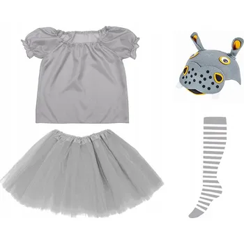 Karnevalový kostým KOSTÝM HROCH ČEPICE SUKNĚ HROŠÍK 98-110