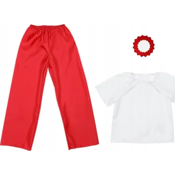 Karnevalový kostým KOSTÝM KROJ KALHOTY MAŠKARNÍ 98-110 3 díly