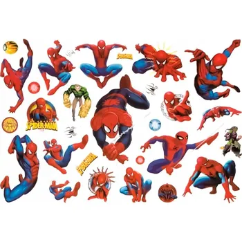 Odstranitelné tetování Smyvatelné tetování SPIDER-MAN MARVEL - mix motivů