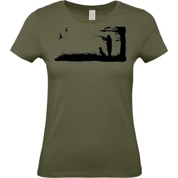Dámské tričko Myslivecké Tričko dámské Lovec Velikost: 2XL