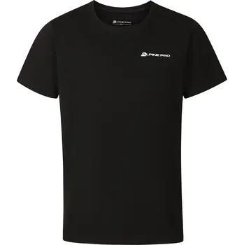 Pánské bavlněné triko s fine cotton ALPINE PRO FRAB černá S