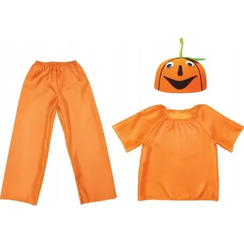 Karnevalový kostým KOSTÝM DÝNĚ, KOSTÝM DÝNĚ, ČEPICE DÝNĚ, PŘEVLEK HALLOWEEN 134-140 3el
