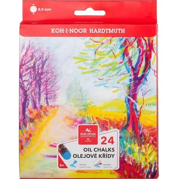 Olejové pastely, sada 24 ks Koh-I-Noor