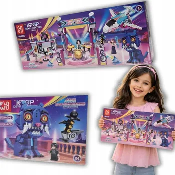 ostatní stavebnice STAVEBNICE 4V1 STAVEBNICE K-POP LOVCI DÉMONŮ 815 DÍLKŮ