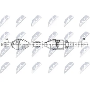 Poloosa kola Hnací hřídel - poloosa NTY NPW-NS-177