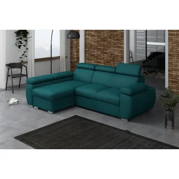 Sedací souprava FALCO Rohová sedací souprava Brooklyn levá tyrkysová