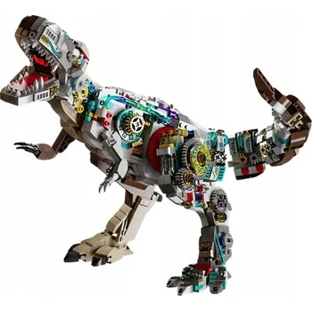 ostatní stavebnice SADA MECHANICKÝCH STAVEBNÍCH KOSTEK DINOSAURUS T-REX PRO STAVĚNÍ