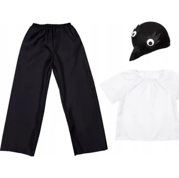 Karnevalový kostým KOSTÝM VLAŠTOVKA JARO STRAKA ČEPICE KOSTÝM STRAKY VLAŠTOVKY 116-128 3 díly