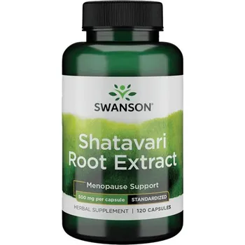 Zdraví Swanson Shatavari Root Extract Extrakt z kořene rostliny Shatavari 120 ks, kapsle, 500 mg