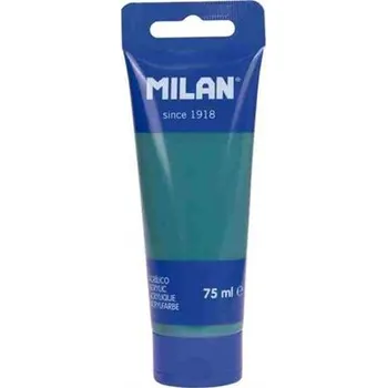 Speciální výtvarná barva Akrylová barva Milan, 75 ml, smaragdově zelená